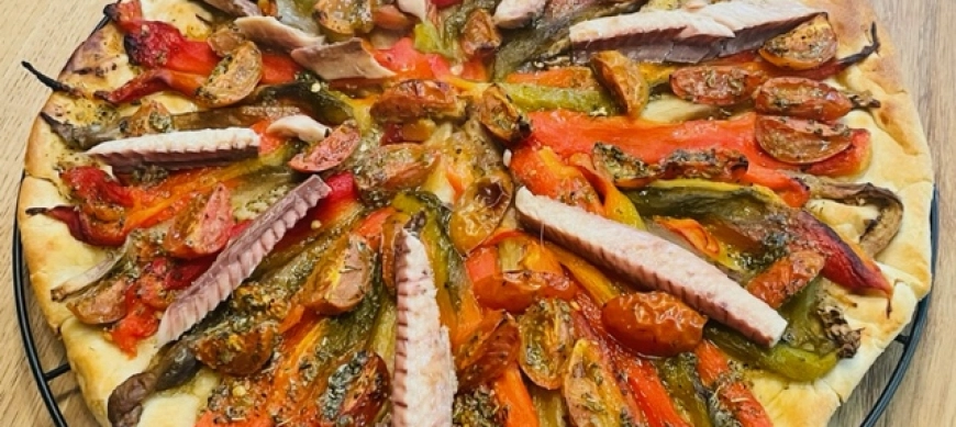 RECETA DE PIZZA: MI VERSIÓN DE PIZZA DE CERVEZA CON ESCALIVADA