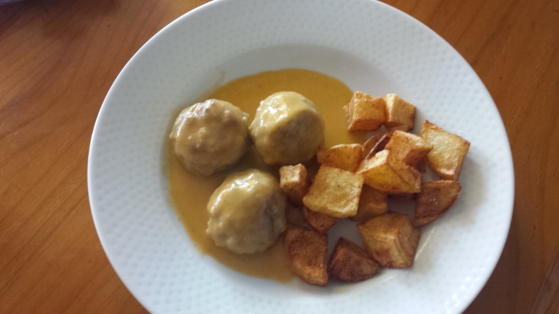 Albóndigas de ternera en salsa de verduras con Thermomix®
