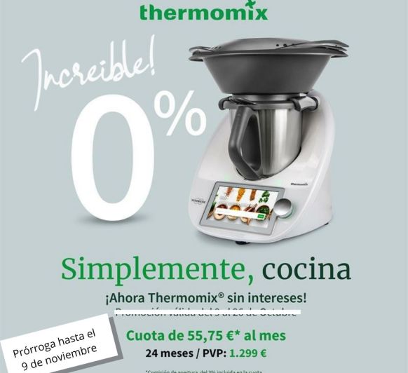 PROMOCIÓN 0% HASTA EL 9 DE NOVIEMBRE