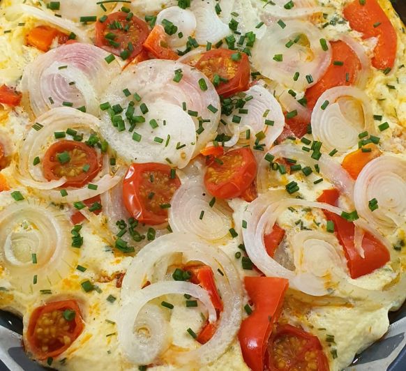 Frittata de pollo con Thermomix®
