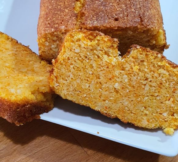 Bizcocho de zanahoria y almendra con Thermomix®