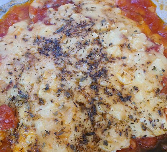 Pollo a la pizzaiola