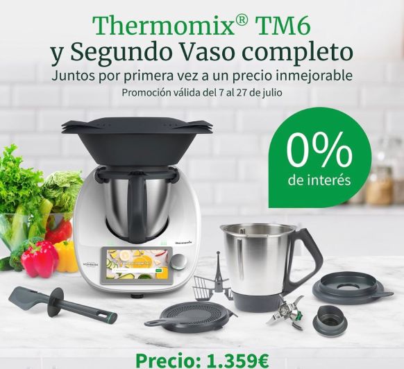 Thermomix® TM6 y Segundo Vaso completo