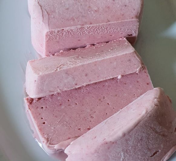 Helado de fresas congeladas con Thermomix®