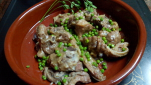 CALDERETA DE CORDERO AL AJILLO CON Thermomix®