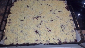 Tarta de cerezas con streusel con Thermomix®