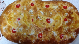 Coca de San Joan hecha con Thermomix®