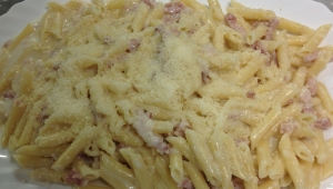 Macarrones Carbonara Express