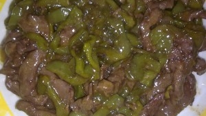 Ternera con pimientos hecha en Thermomix®