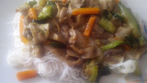 FIDEOS ORIENTALES DE ARROZ CON Thermomix®