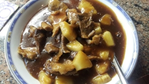 Escalopines con piña y salsa agridulce con Thermomix®